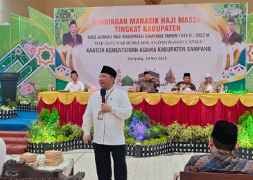 428 Jamaah Haji Sampang Ikuti Bimbingan Manasik Haji Massal Tahun 2023