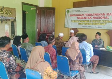 Puluhan Catin Ikuti Bimbingan Perkawinan di KUA Pangarengan